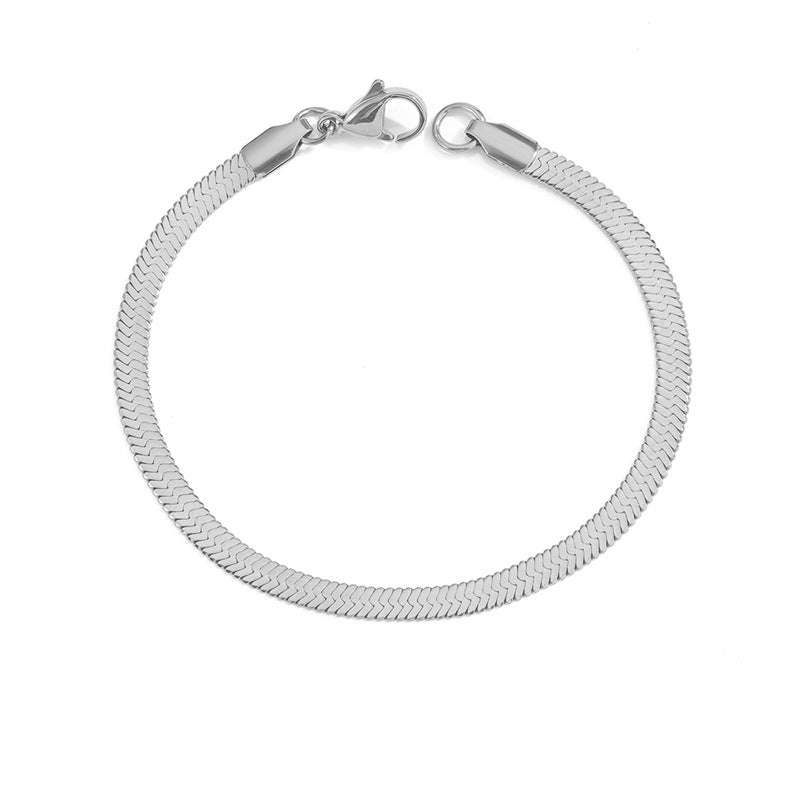 Steel Snake Bones Bracelet