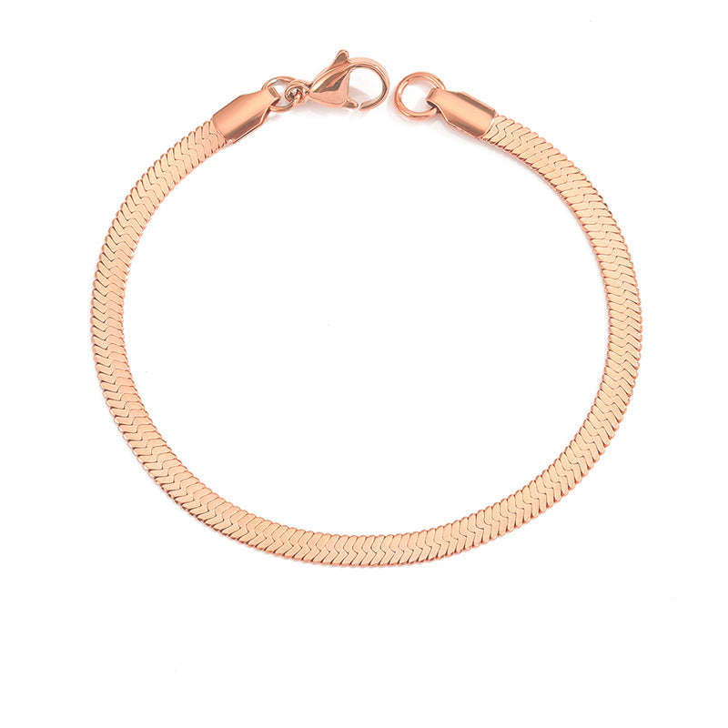 Steel Snake Bones Bracelet