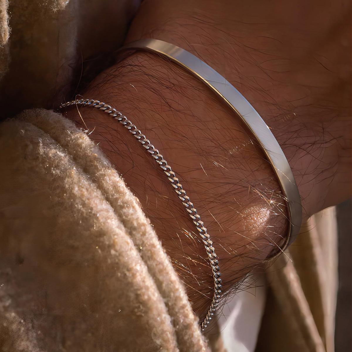 Double-Layer Bones Bracelet