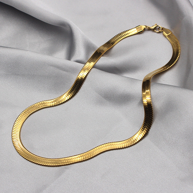 Snake Bone Chain Necklace